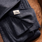 Navy blue knit sleepwear set from 40 Winks, made for comfort and relaxation.